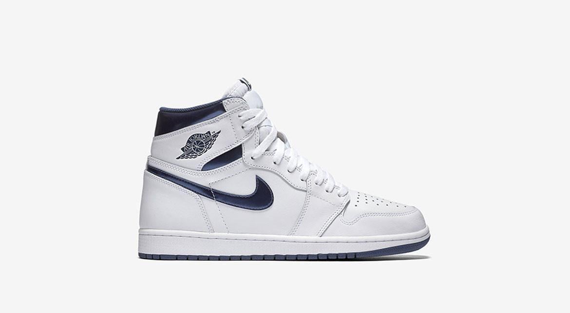 Jordan 1 white and navy hotsell